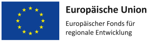 EFRE Logo - Europäischer Fond für regionale Entwicklung